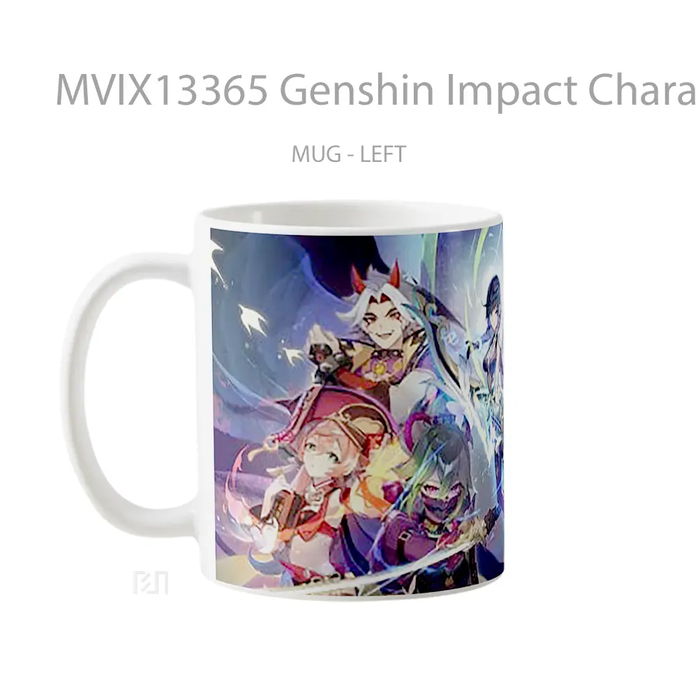 Mug Genshin Impact Characters V1 Cangkir Gamer - All-side / Desain