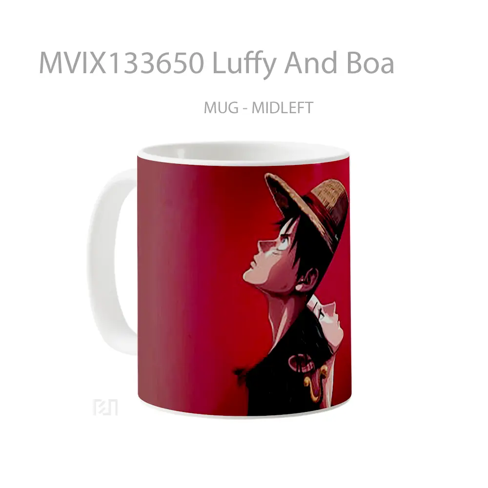 Mug Luffy And Boa Cangkir Anime - All-side / Desain