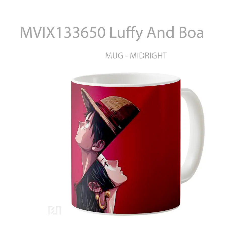 Mug Luffy And Boa Cangkir Anime - All-side / Desain