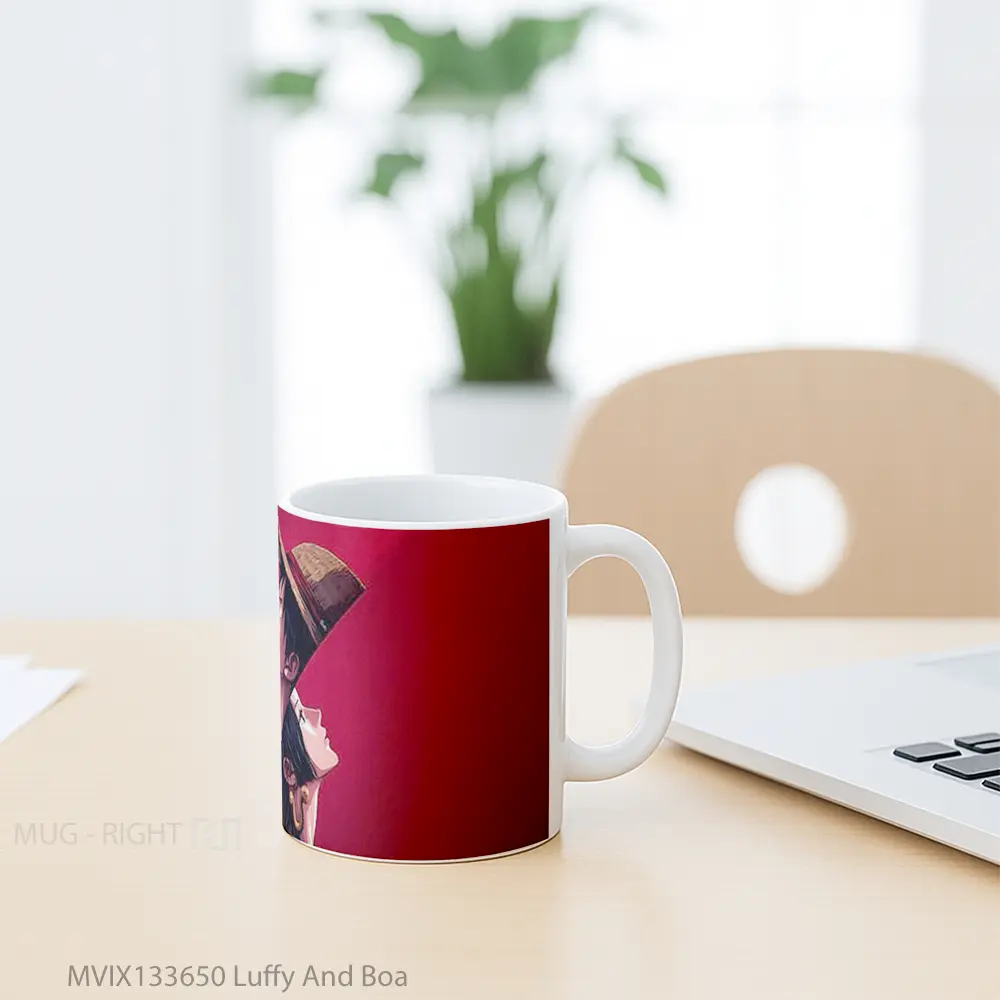 Mug Luffy And Boa Cangkir Anime - All-side / Desain