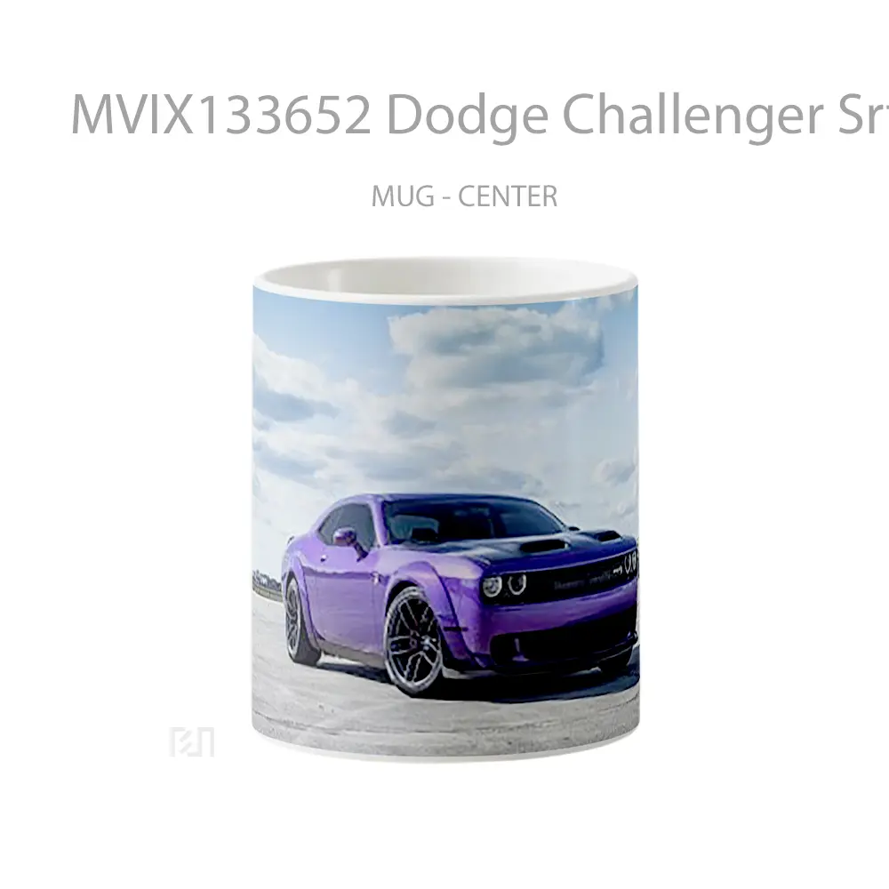 Mug Dodge Challenger Srt V2 Gelas Keramik Unik