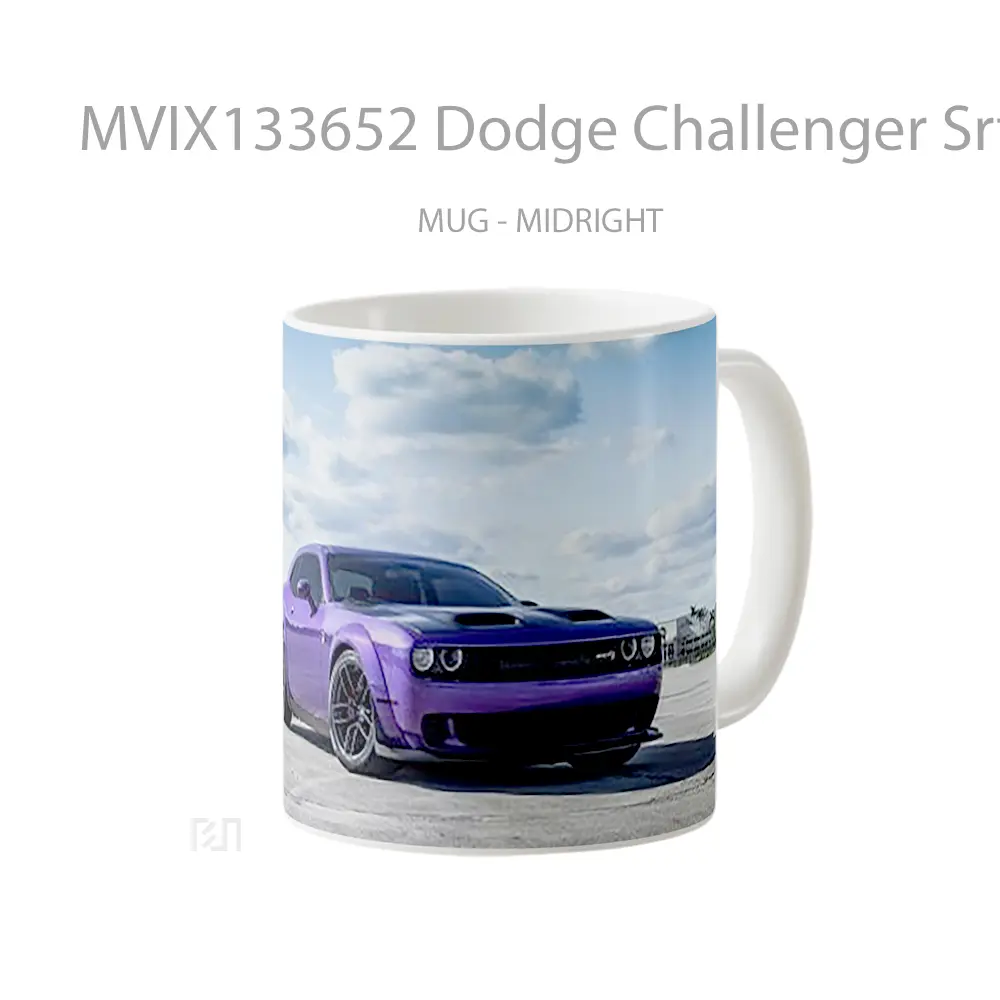 Mug Dodge Challenger Srt V2 Gelas Keramik Unik - All-side / Desain