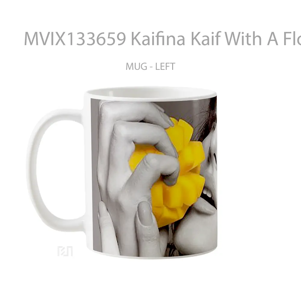 Mug Kaifina Kaif With A Flower Gelas Pemandangan Alam - All-side / Desain
