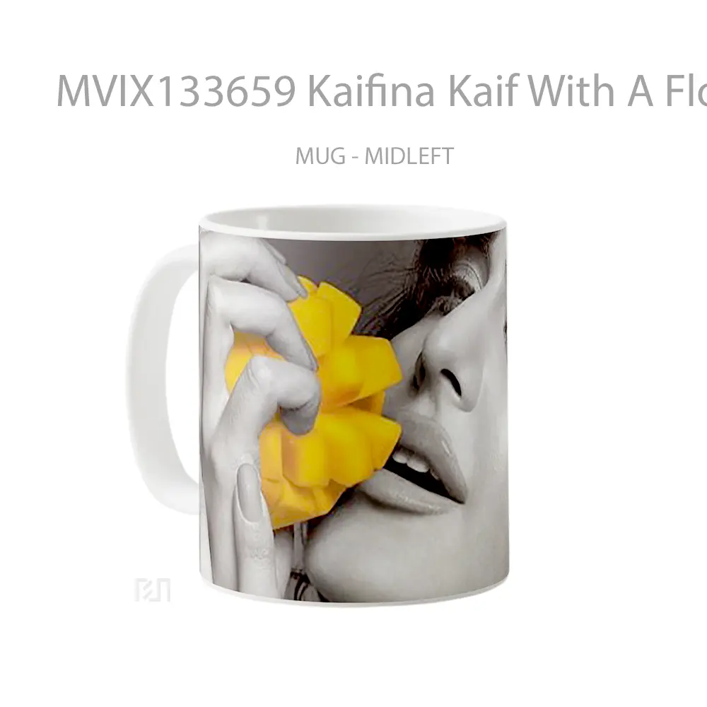 Mug Kaifina Kaif With A Flower Gelas Pemandangan Alam - All-side / Desain