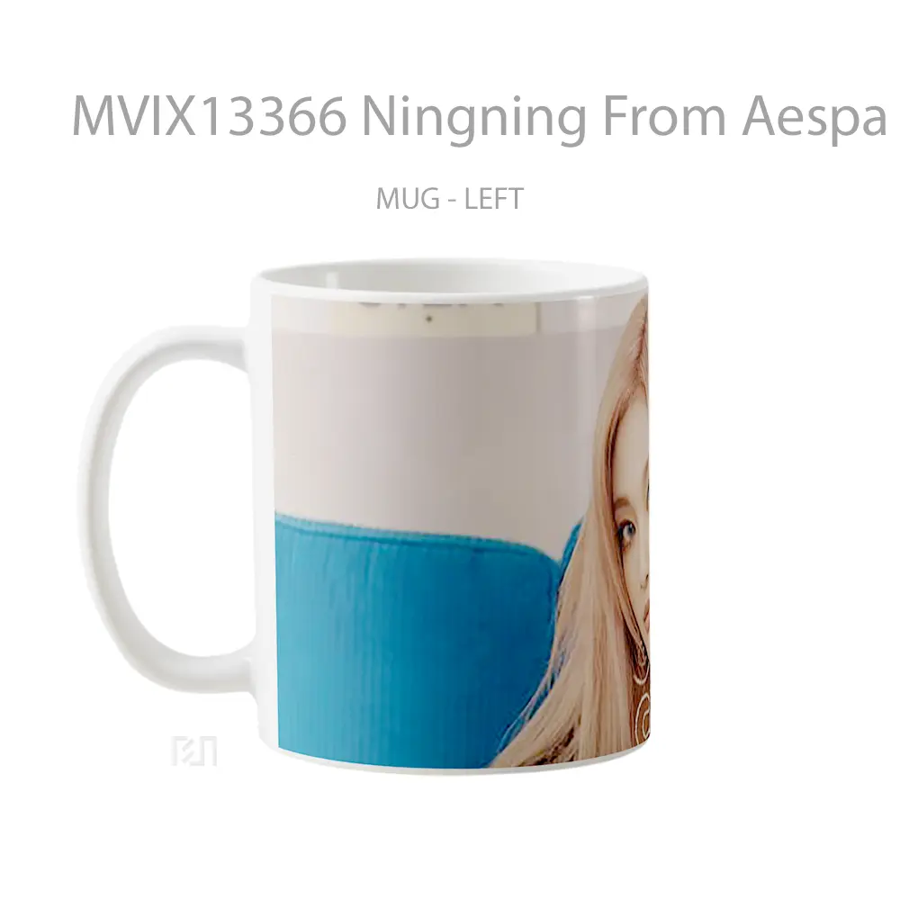 Mug Ningning From Aespa Girls Real World Gelas Keramik Unik - All-side / Desain