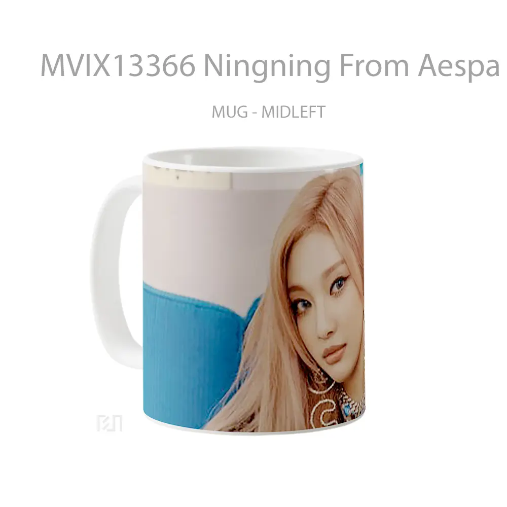 Mug Ningning From Aespa Girls Real World Gelas Keramik Unik - All-side / Desain
