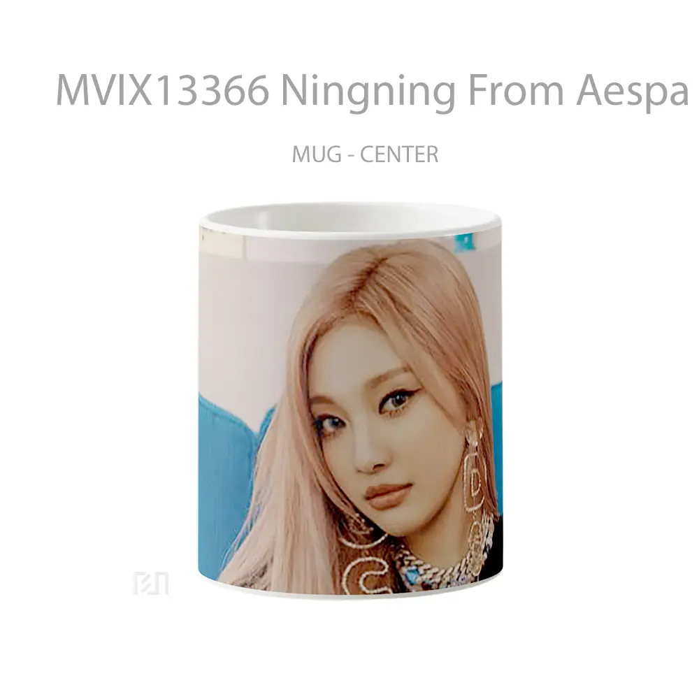 Mug Ningning From Aespa Girls Real World Gelas Keramik Unik