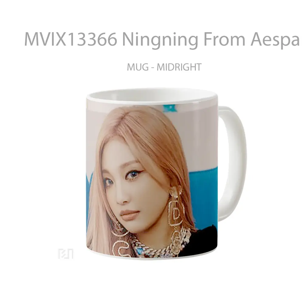 Mug Ningning From Aespa Girls Real World Gelas Keramik Unik - All-side / Desain