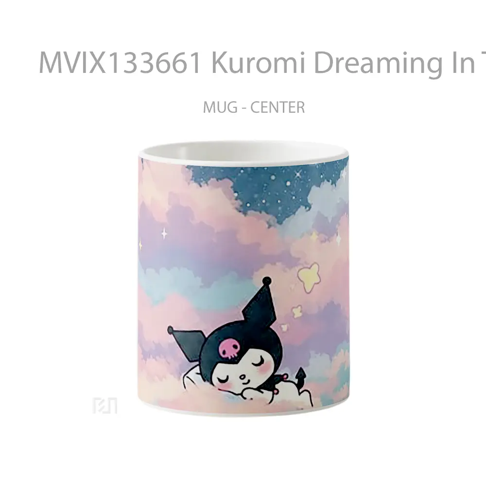 Mug Kuromi Dreaming In The Clouds Gelas Pemandangan Alam