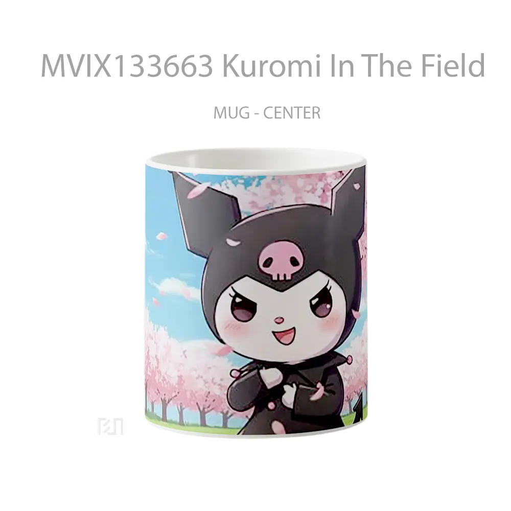 Mug Kuromi In The Field Gelas Pemandangan Alam