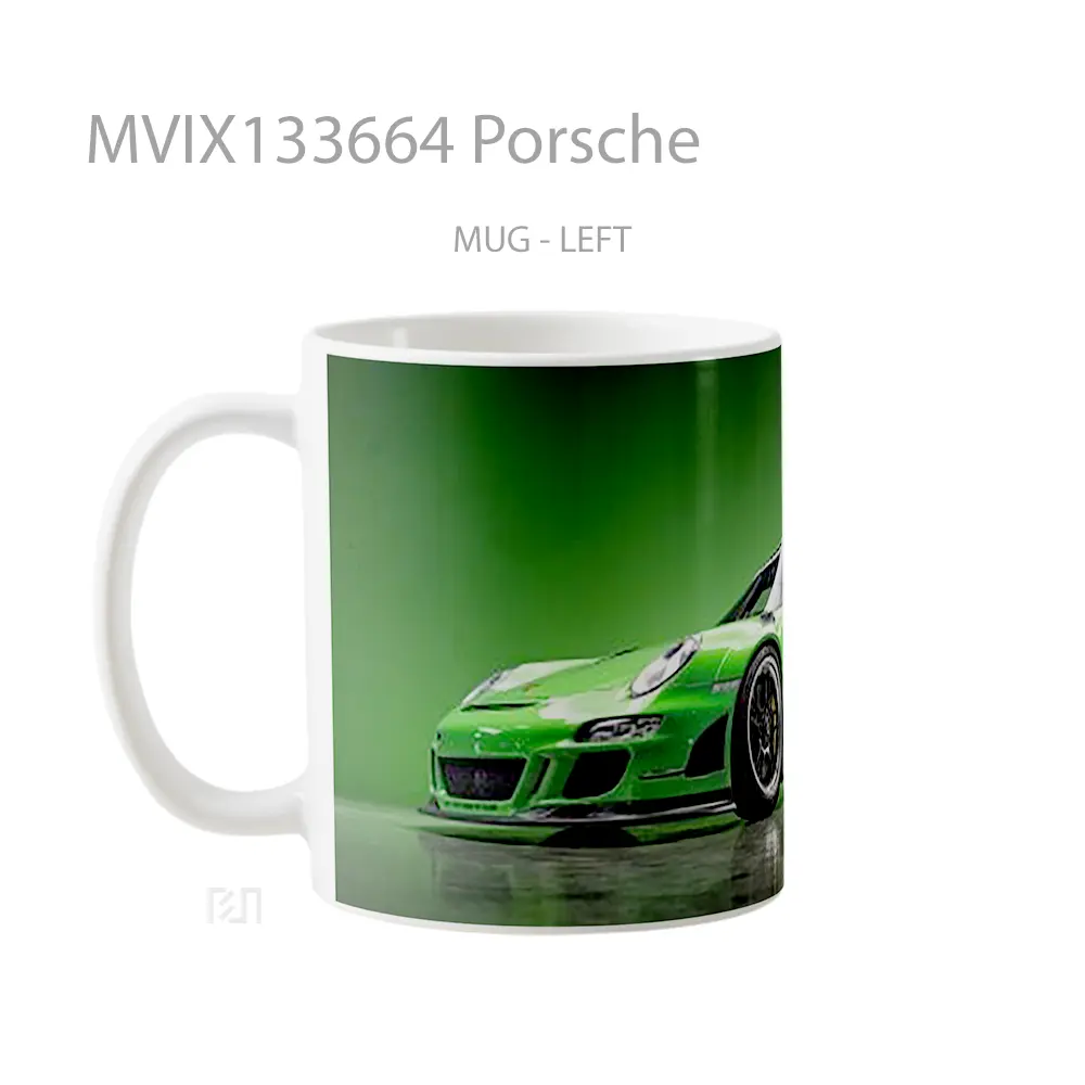 Mug Porsche Cangkir Mobil - All-side / Desain