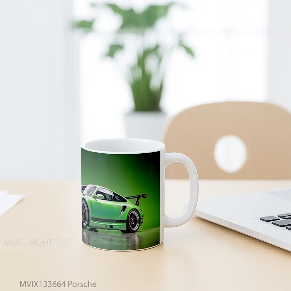 Mug Porsche Cangkir Mobil - All-side / Desain