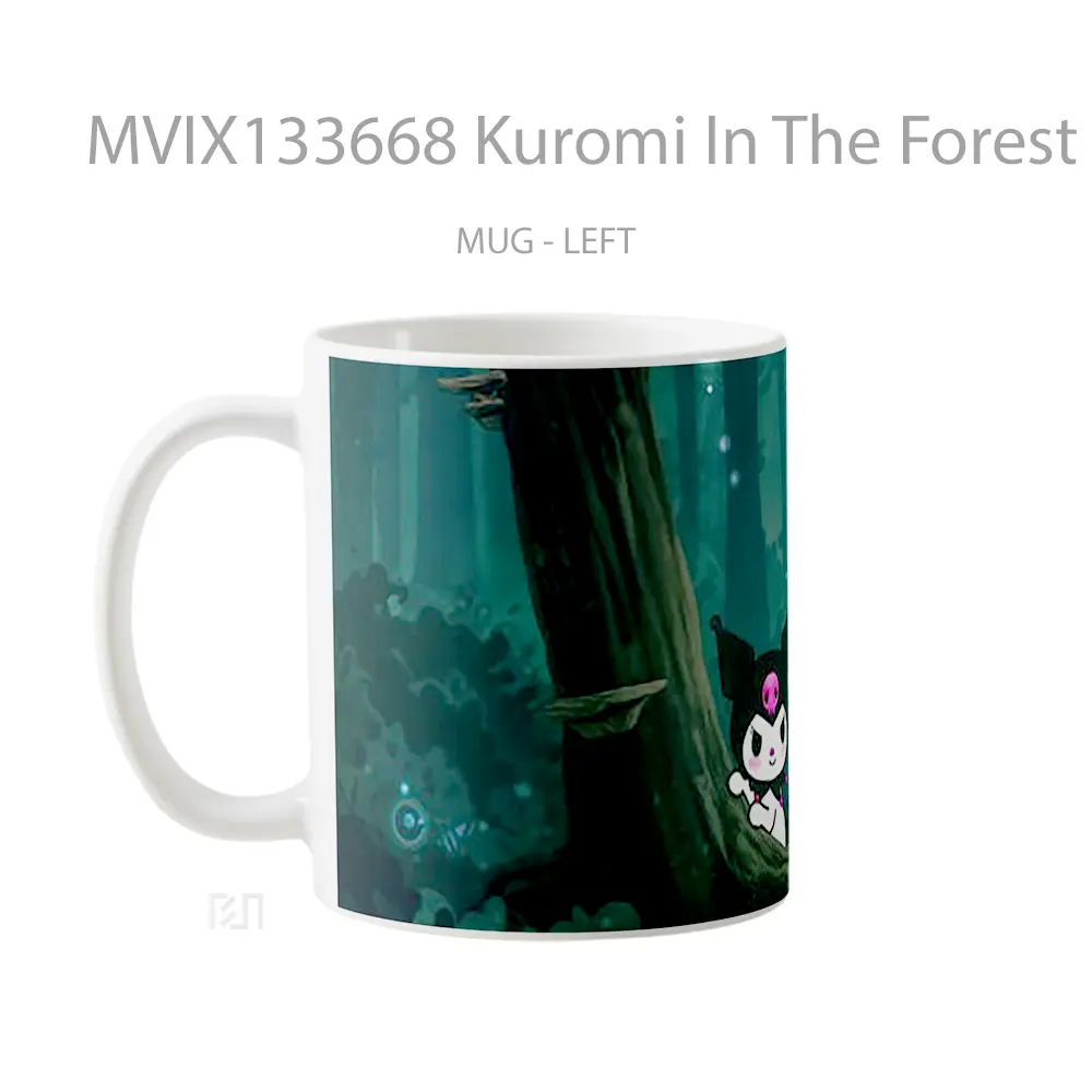 Mug Kuromi In The Forest Gelas Pemandangan Alam - All-side / Desain