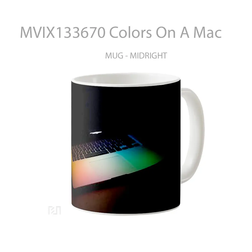Mug Colors On A Mac Gelas Keramik Unik - All-side / Desain