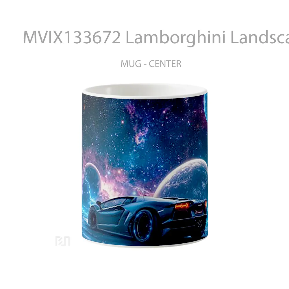 Mug Lamborghini Landscape Of The Universe Cangkir Mobil