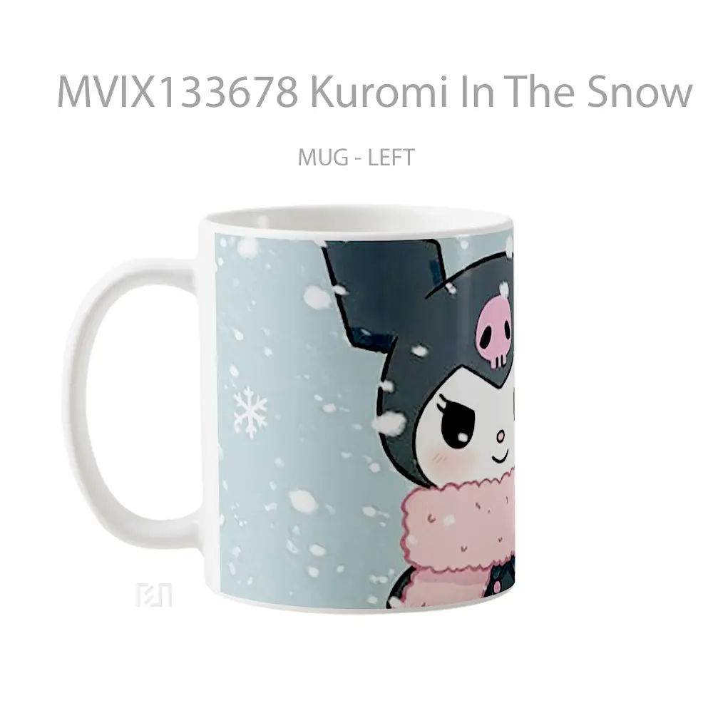 Mug Kuromi In The Snow Gelas Pemandangan Alam - All-side / Desain