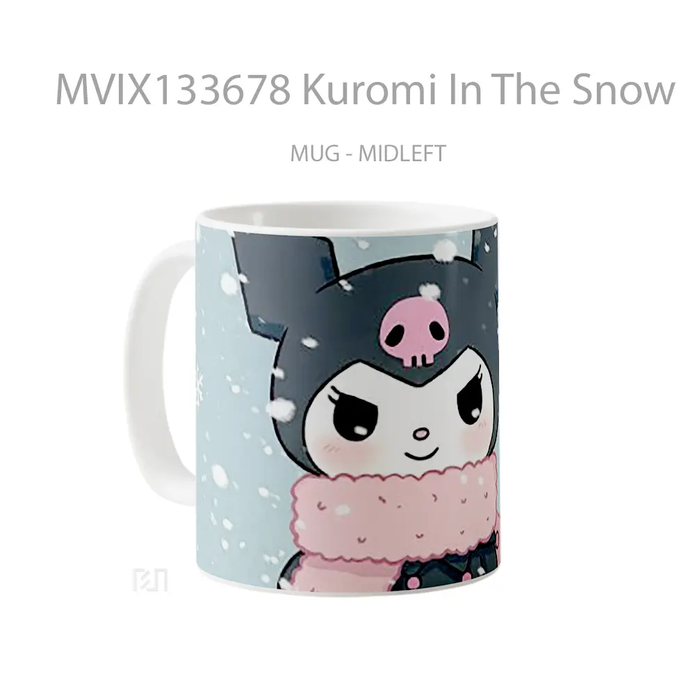 Mug Kuromi In The Snow Gelas Pemandangan Alam - All-side / Desain
