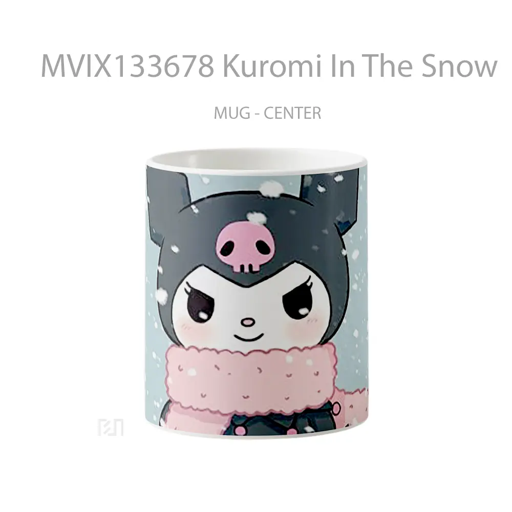 Mug Kuromi In The Snow Gelas Pemandangan Alam