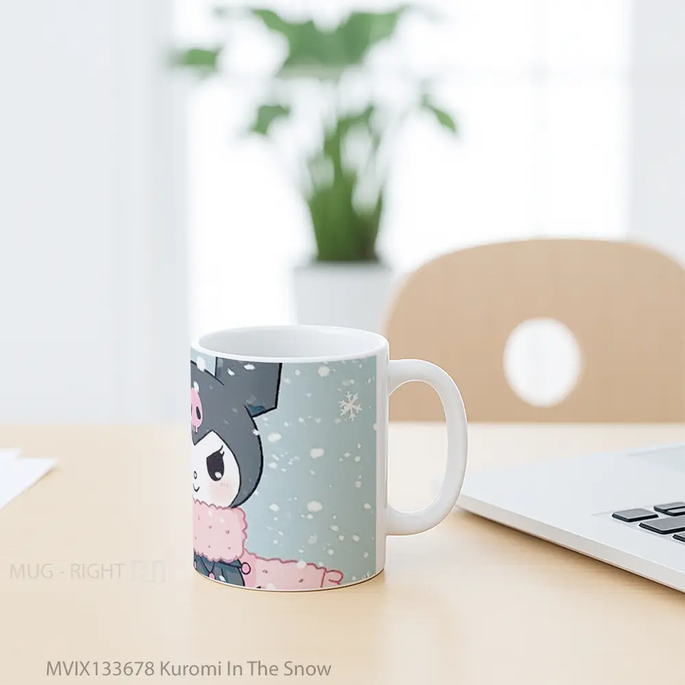 Mug Kuromi In The Snow Gelas Pemandangan Alam - All-side / Desain