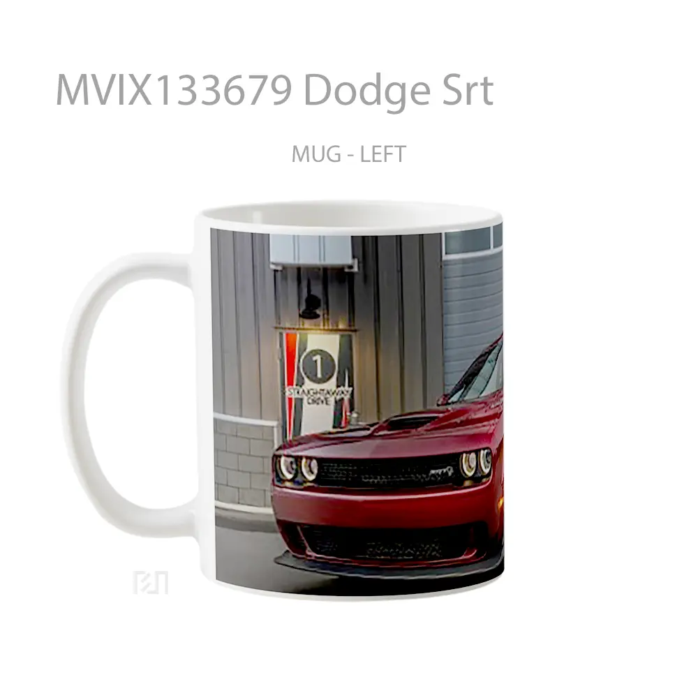 Mug Dodge Srt Gelas Keramik Unik - All-side / Desain