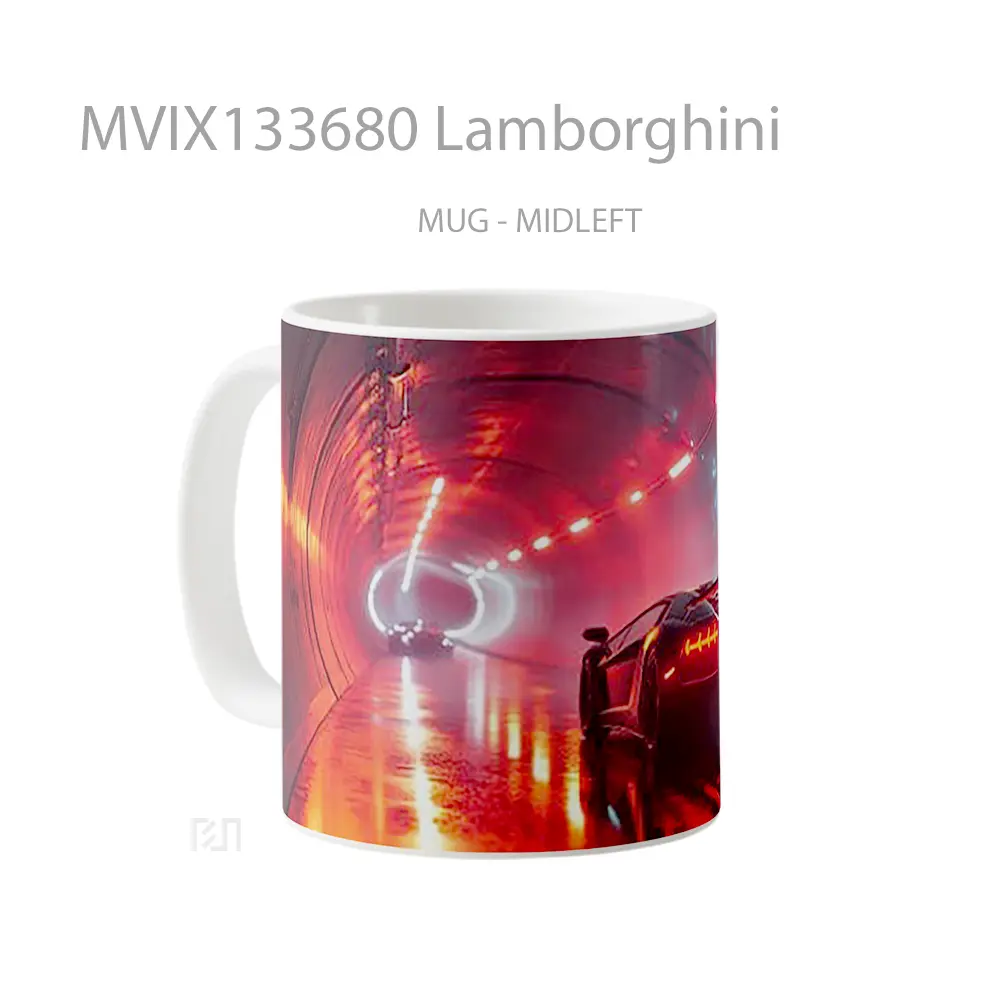Mug Lamborghini Cangkir Mobil - All-side / Desain