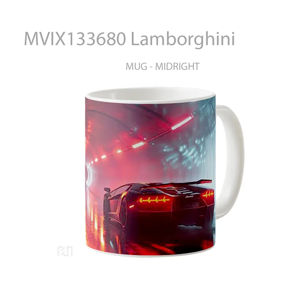 Mug Lamborghini Cangkir Mobil - All-side / Desain