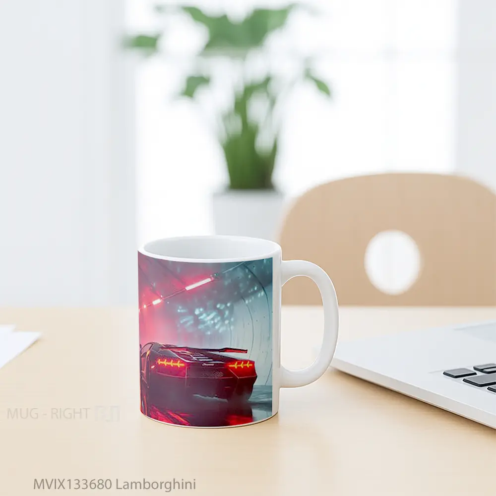 Mug Lamborghini Cangkir Mobil - All-side / Desain