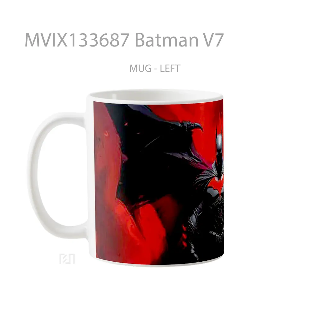 Mug Batman V7 Gelas Superhero - All-side / Desain