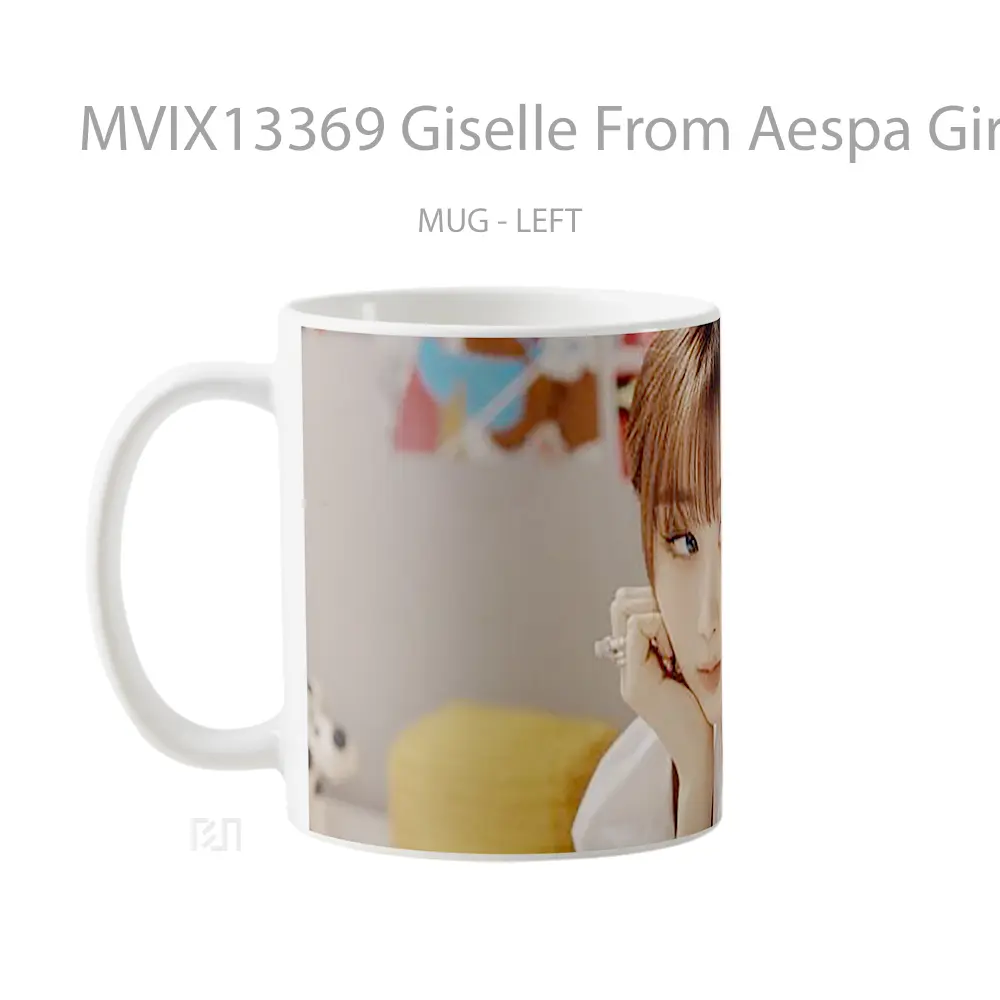 Mug Giselle From Aespa Girls Real World Gelas Keramik Unik - All-side / Desain