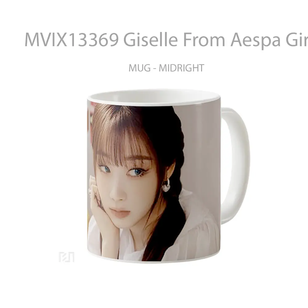 Mug Giselle From Aespa Girls Real World Gelas Keramik Unik - All-side / Desain