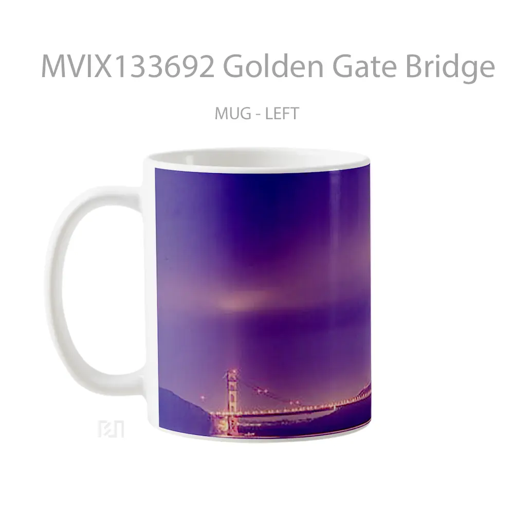 Mug Golden Gate Bridge Gelas Keramik Unik - All-side / Desain