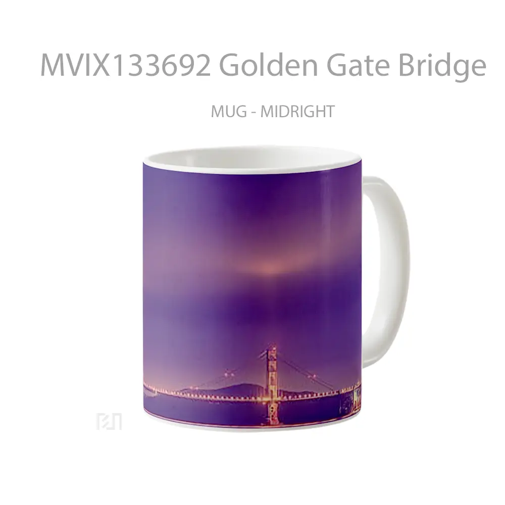 Mug Golden Gate Bridge Gelas Keramik Unik - All-side / Desain