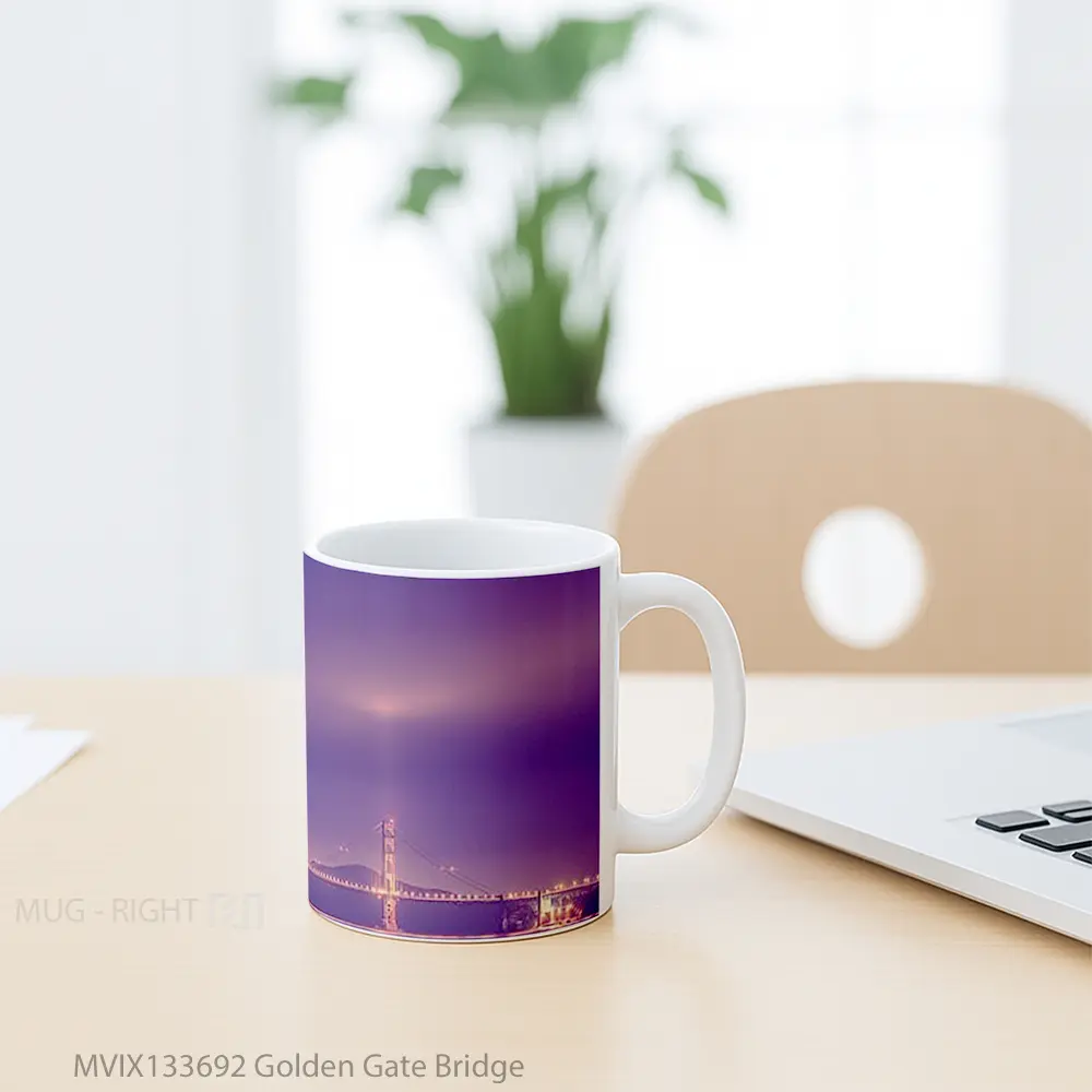 Mug Golden Gate Bridge Gelas Keramik Unik - All-side / Desain
