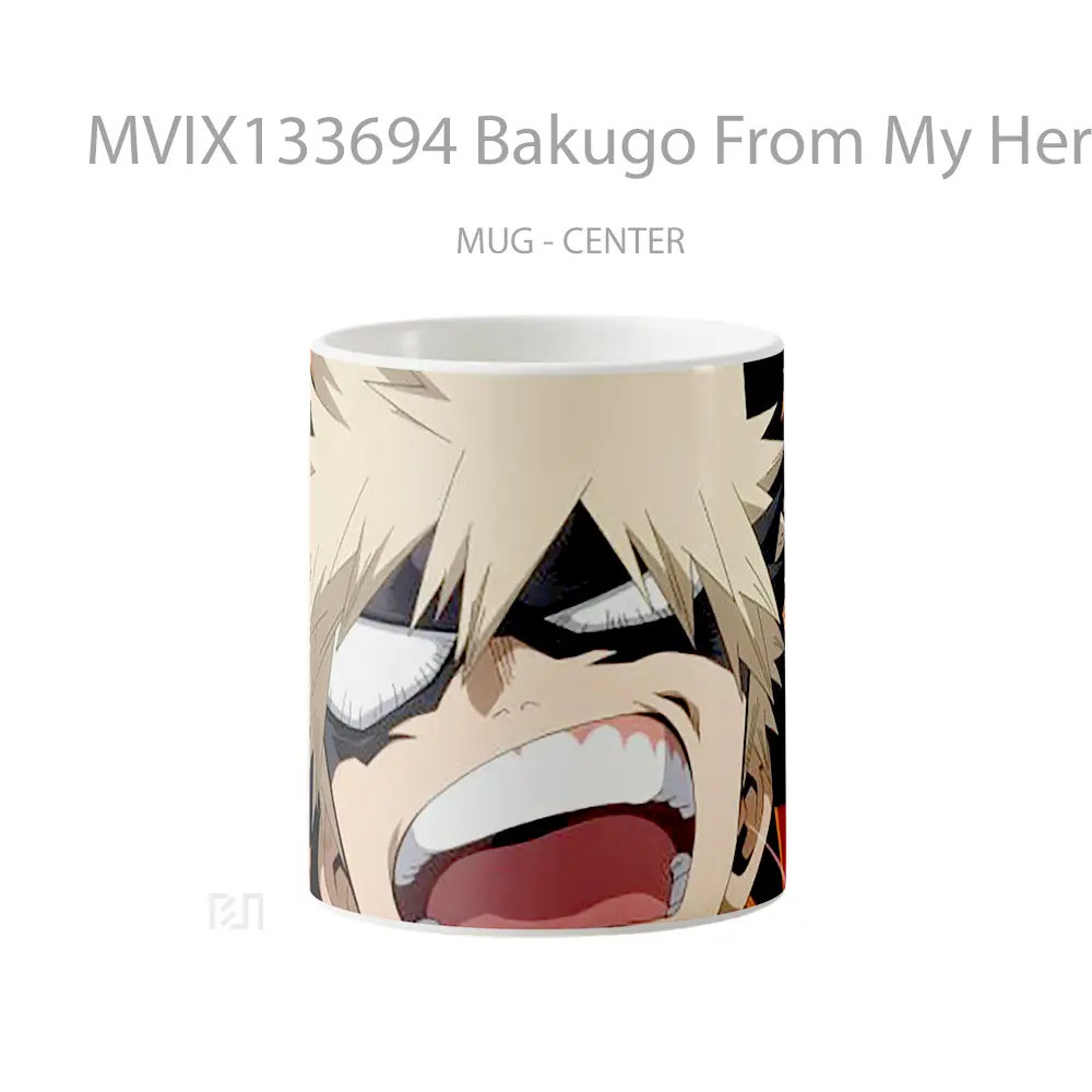 Mug Bakugo From My Hero Academia V1 Cangkir Anime