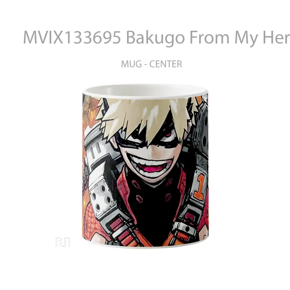 Mug Bakugo From My Hero Academia V2 Cangkir Anime