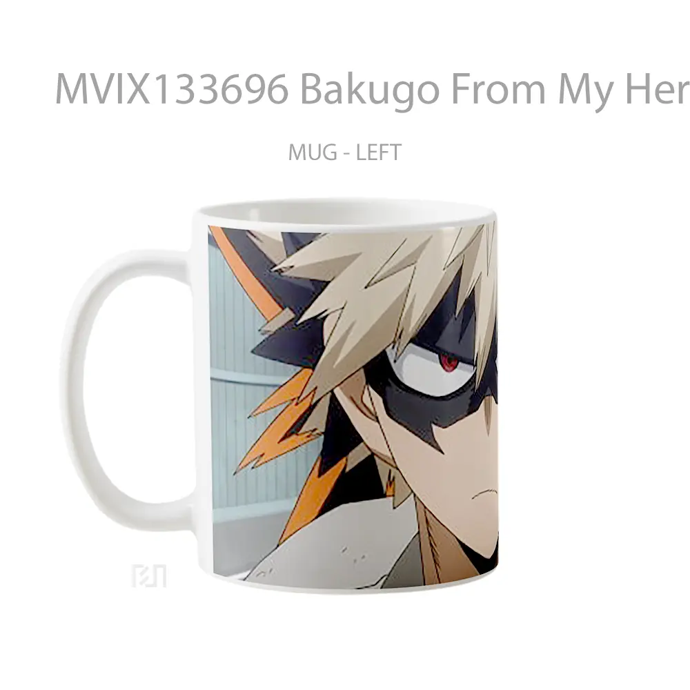 Mug Bakugo From My Hero Academia V3 Cangkir Anime - All-side / Desain