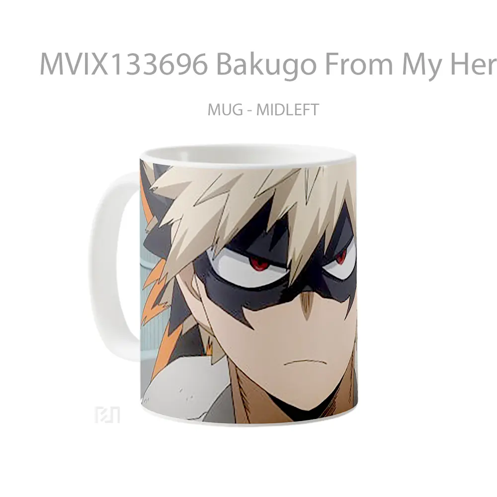 Mug Bakugo From My Hero Academia V3 Cangkir Anime - All-side / Desain