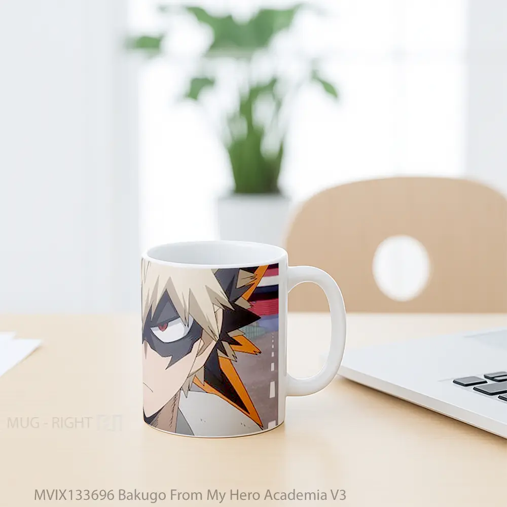 Mug Bakugo From My Hero Academia V3 Cangkir Anime - All-side / Desain