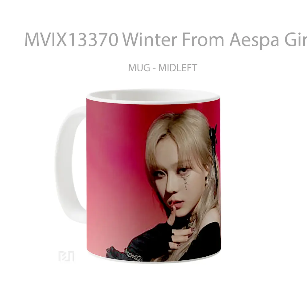 Mug Winter From Aespa Girls 2Nd Mini Album Gelas Keramik Unik - All-side / Desain
