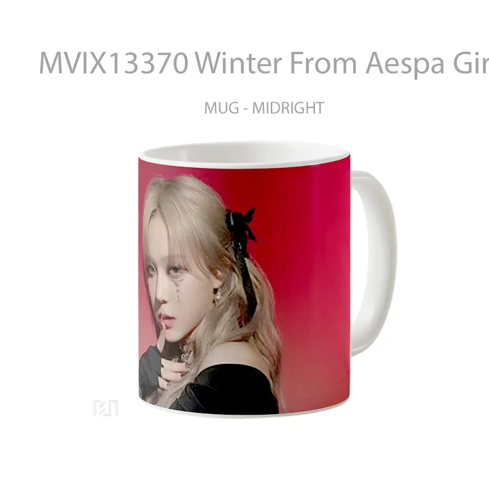 Mug Winter From Aespa Girls 2Nd Mini Album Gelas Keramik Unik - All-side / Desain
