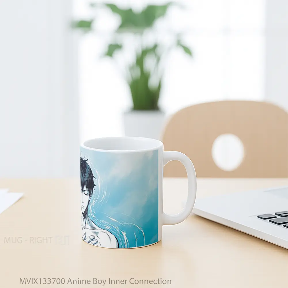 Mug Anime Boy Inner Connection Cangkir Anime - All-side / Desain