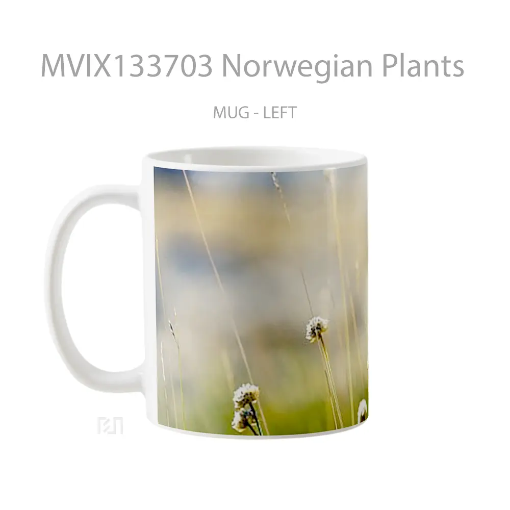 Mug Norwegian Plants Gelas Keramik Unik - All-side / Desain