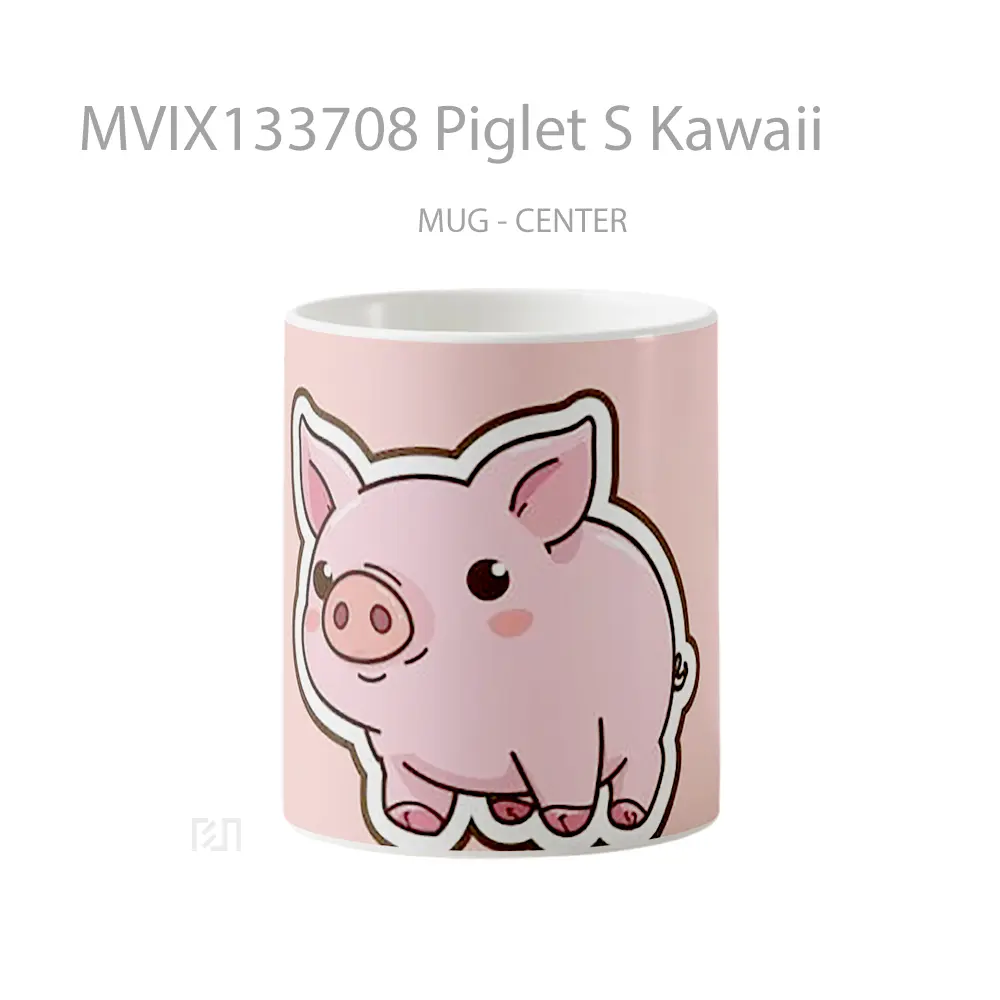 Mug Piglet S Kawaii Gelas Hewan Lucu