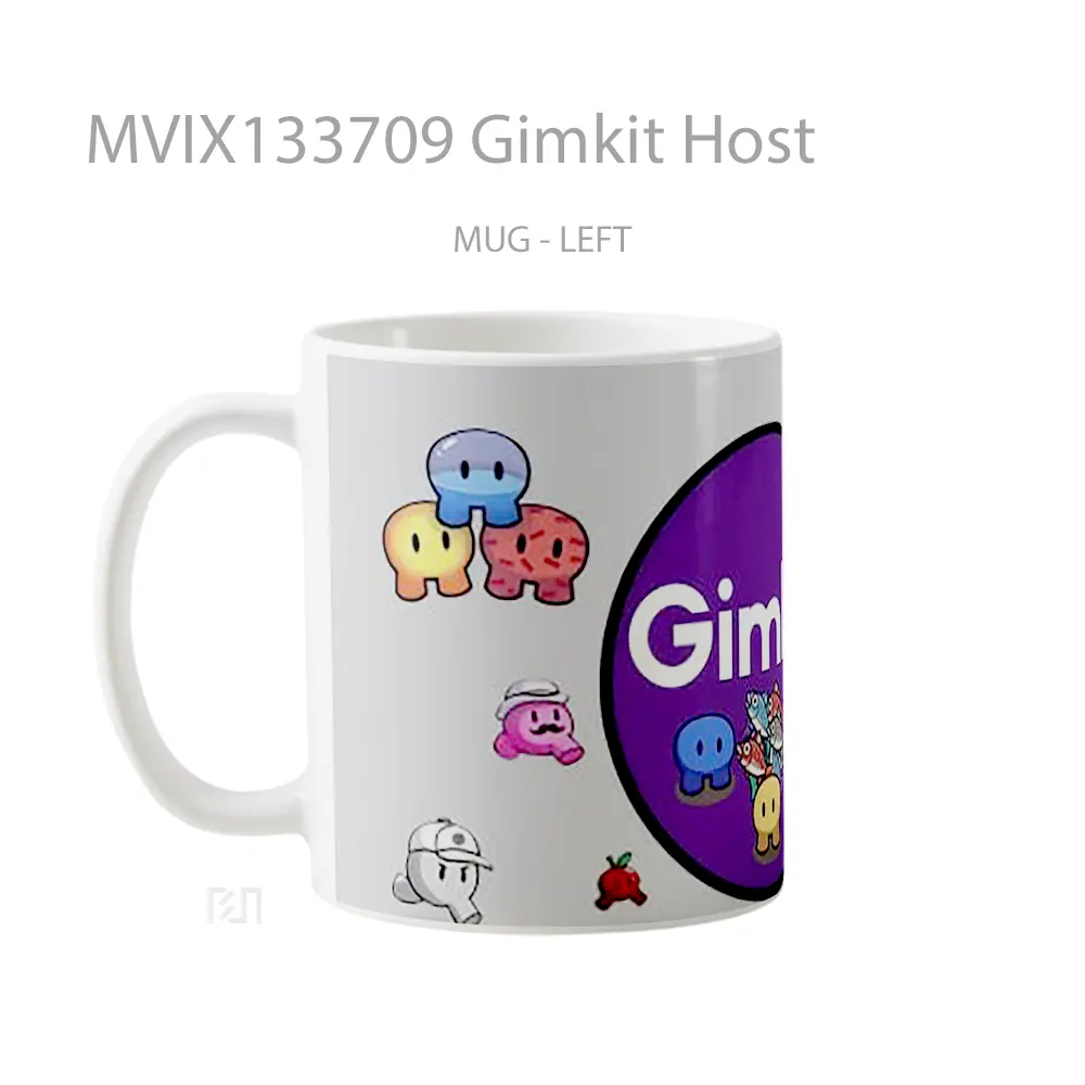 Mug Gimkit Host Gelas Keramik Unik - All-side / Desain