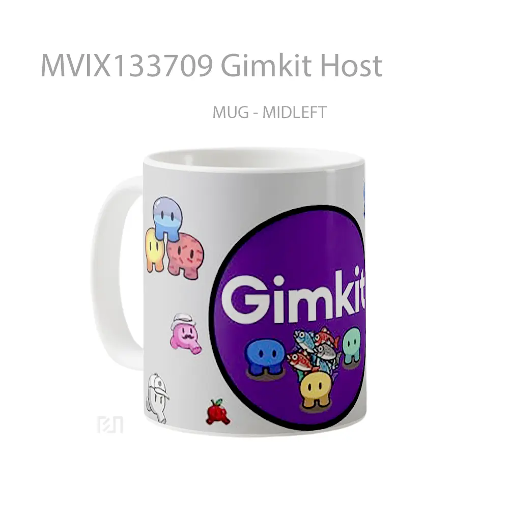 Mug Gimkit Host Gelas Keramik Unik - All-side / Desain