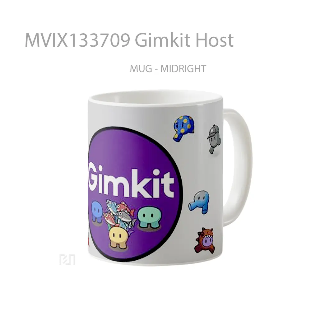 Mug Gimkit Host Gelas Keramik Unik - All-side / Desain