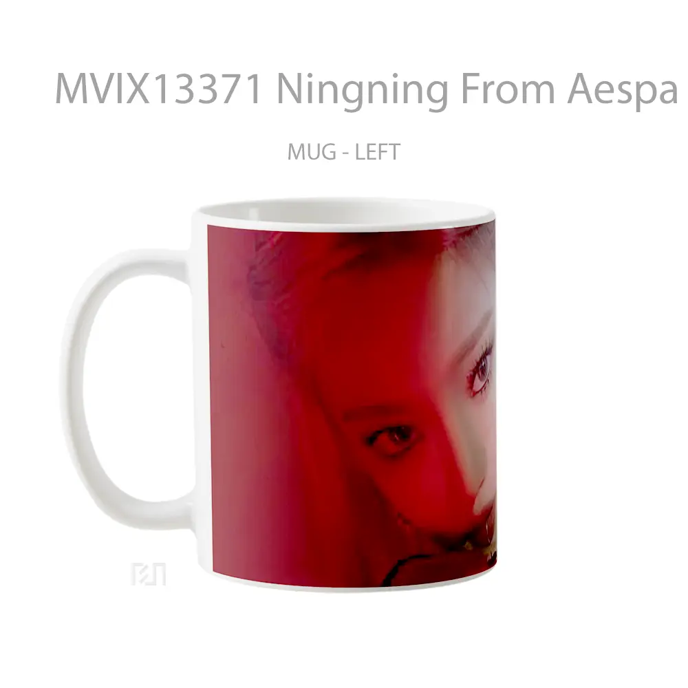 Mug Ningning From Aespa Girls 2Nd Mini Album Gelas Keramik Unik - All-side / Desain