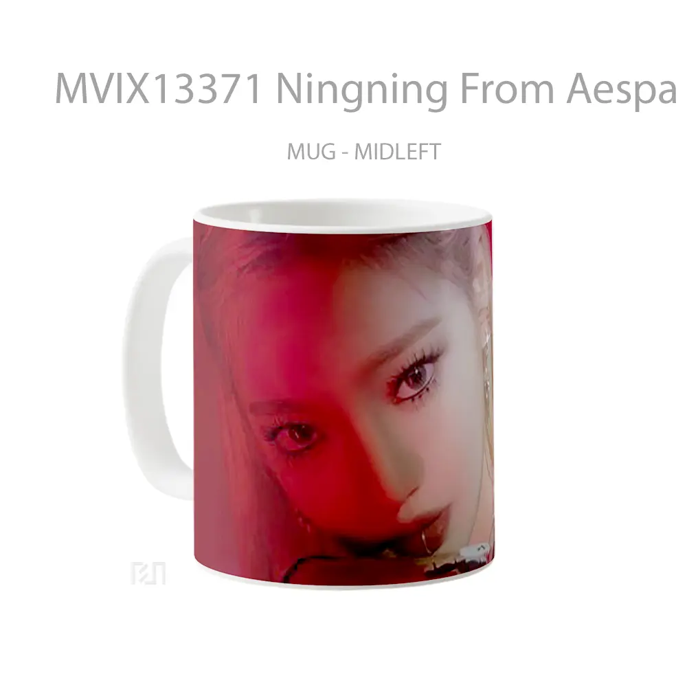 Mug Ningning From Aespa Girls 2Nd Mini Album Gelas Keramik Unik - All-side / Desain