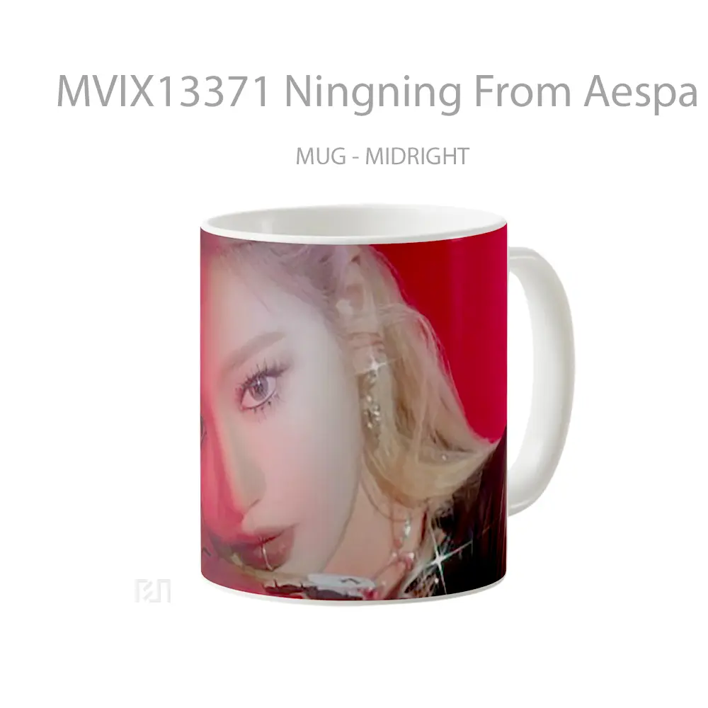 Mug Ningning From Aespa Girls 2Nd Mini Album Gelas Keramik Unik - All-side / Desain