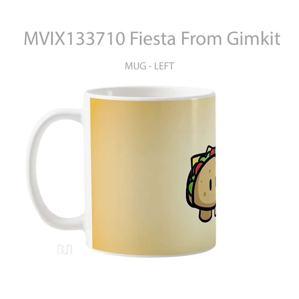 Mug Fiesta From Gimkit Gelas Keramik Unik - All-side / Desain